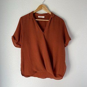 Mod Ref Small Burnt Orange Blouse